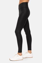 Load image into Gallery viewer, Leather Look Crossover Leggings
