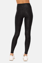 Load image into Gallery viewer, Leather Look Crossover Leggings
